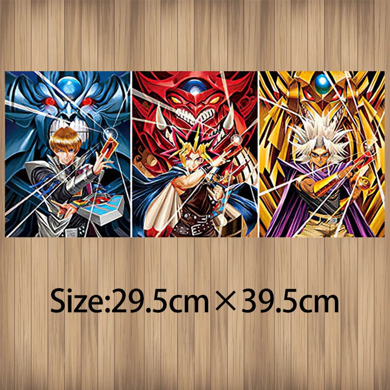 Seto Kaiba, Yugi Muto and Marik Ishtar